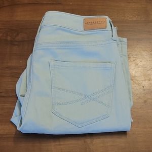 Aeorpostale sea foam blue jeans